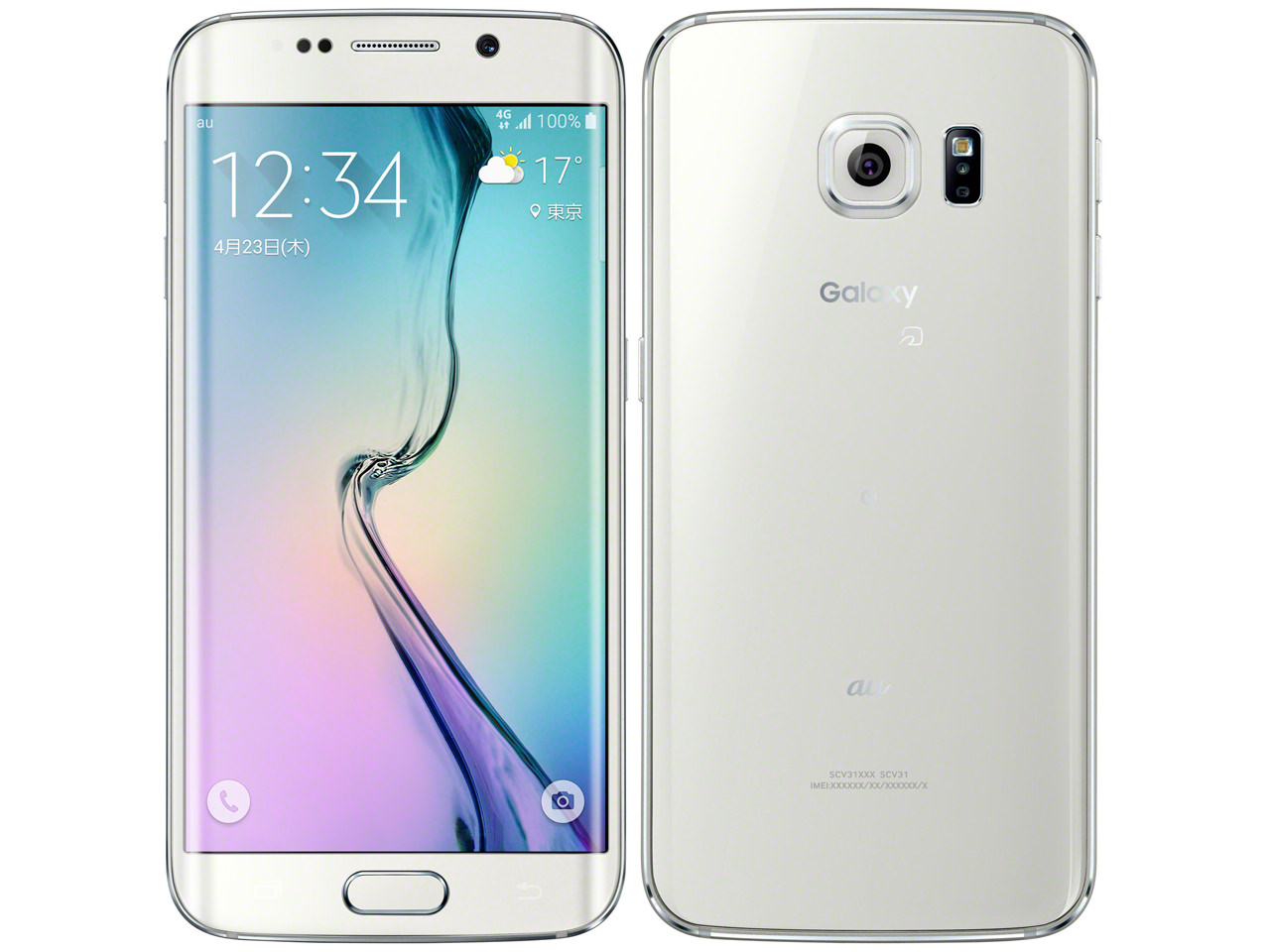 Galaxy S6 edge SCV31 32GB au [ホワイト パール]