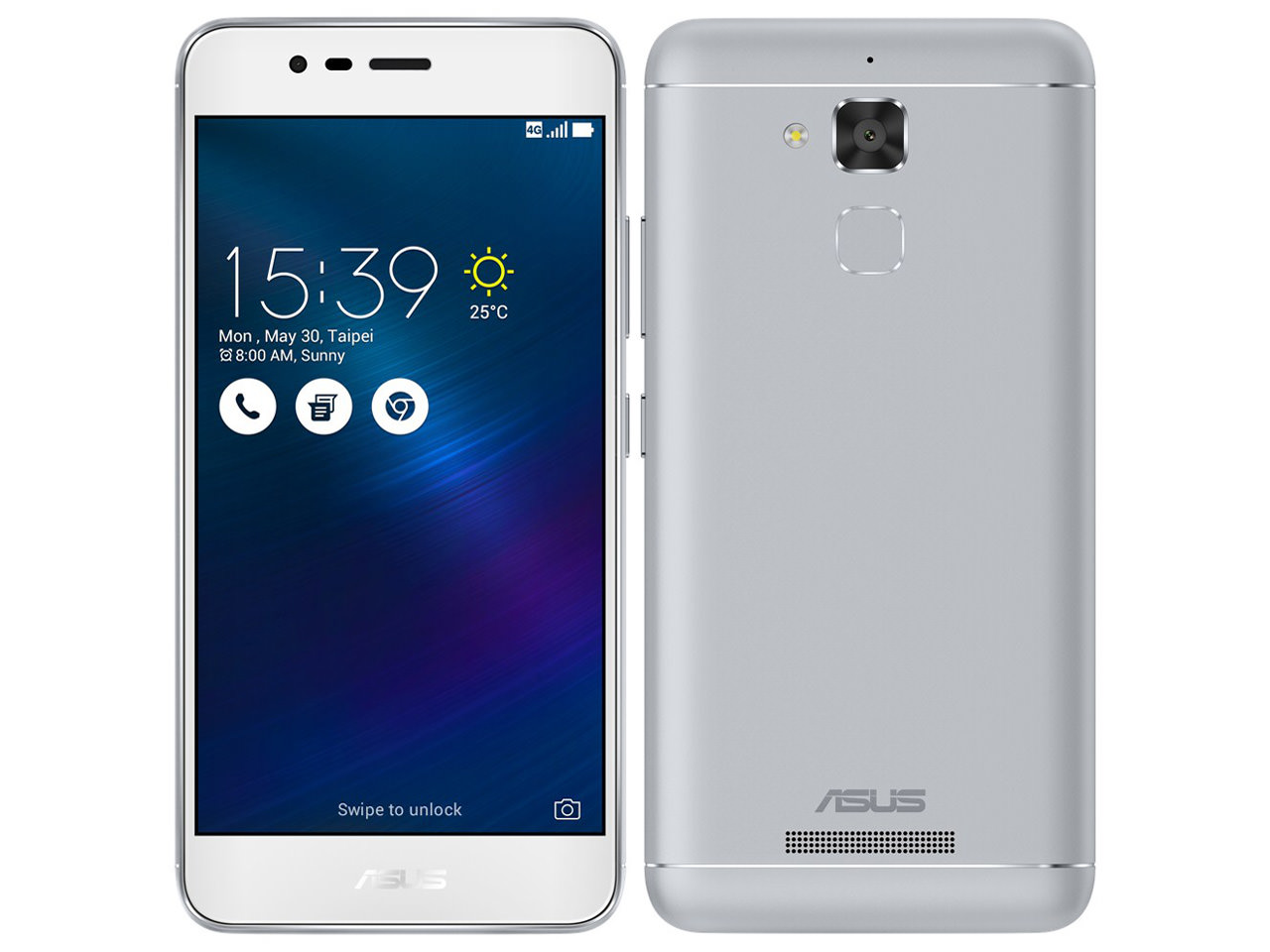 ZenFone 3 Max ZC520TL-SL16 SIMフリー [シルバー]