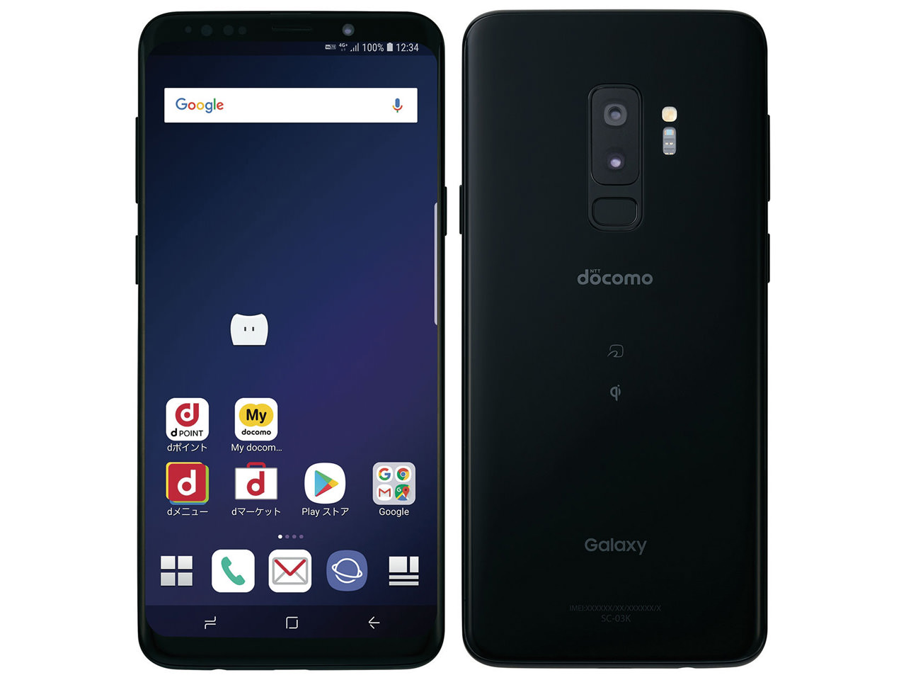 Galaxy S9+ SC-03S docomo [Midnight Black]