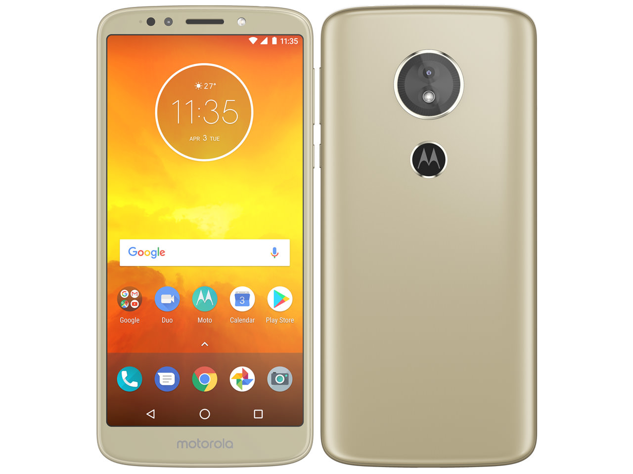 moto e5 SIMフリー [ファインゴールド]