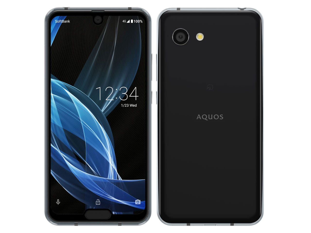 AQUOS R2 compact SoftBank [ピュアブラック]