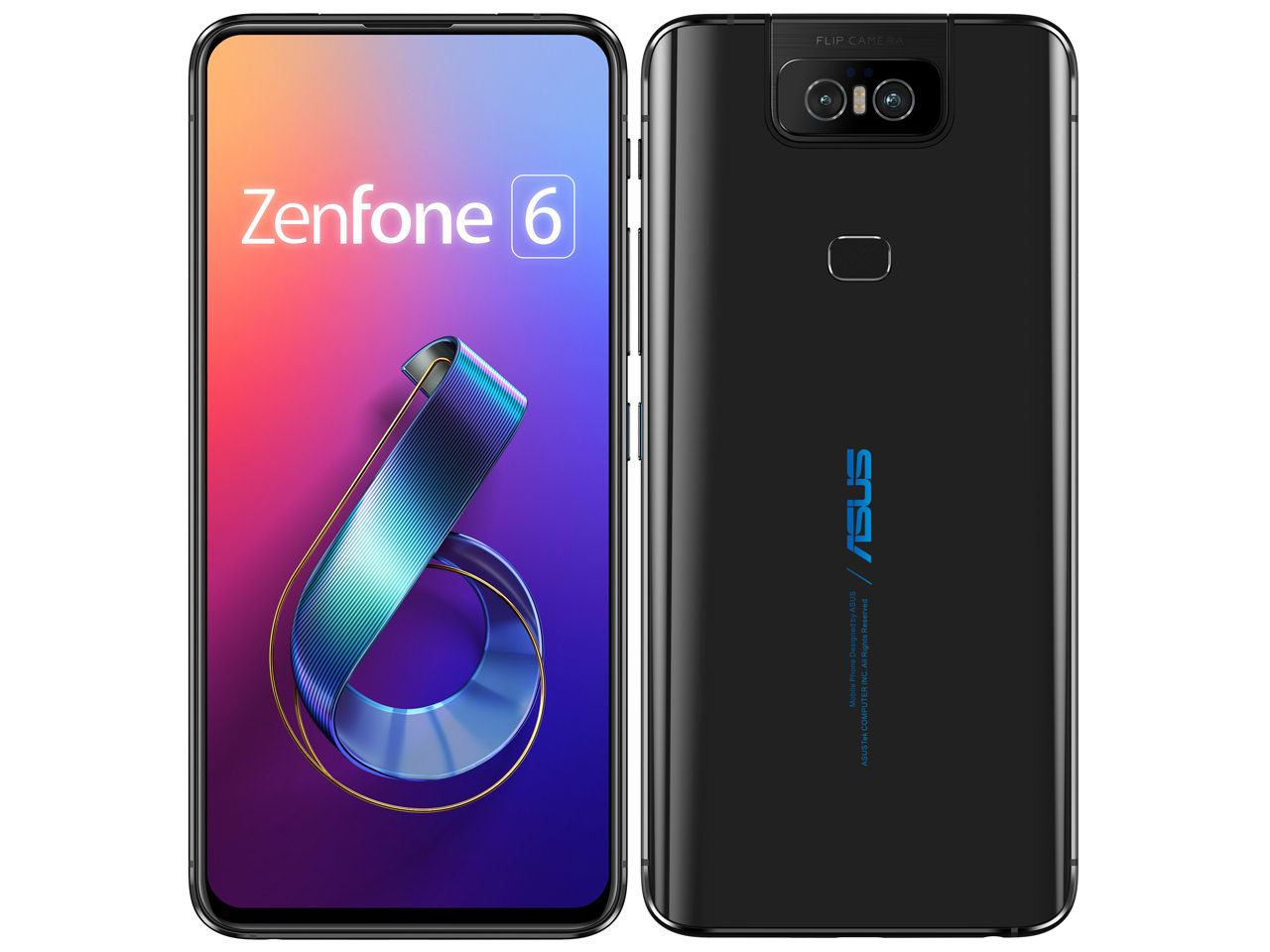 ZenFone 6 128GB SIMフリー [ミッドナイトブラック]