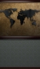 📱額縁に入れられた世界地図 iPhone 14 Pro 壁紙・待ち受け