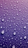 📱綺麗な紫のガラス 水滴 iPhone 14 Pro 壁紙・待ち受け