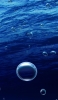 📱海と気泡 iPhone 14 Pro 壁紙・待ち受け
