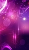📱紫で光るアブストラクト iPhone 14 Pro 壁紙・待ち受け