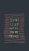 📱Don’t stop until you’re proud. iPhone 14 壁紙・待ち受け