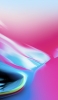 📱鮮やかなピンクと水色の液体 iPhone 14 Pro Max 壁紙・待ち受け