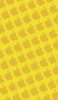 📱2色 イエロー アップルのロゴ パターン Google Pixel 6a 壁紙・待ち受け