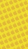 📱2色 イエロー アップルのロゴ パターン Xperia 5 IV 壁紙・待ち受け