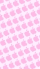 📱ピンク色のアップルのロゴ パターン Xperia 5 IV 壁紙・待ち受け
