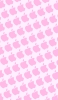 📱ピンク色のアップルのロゴ パターン iPhone 14 Pro 壁紙・待ち受け