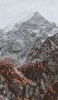 📱紅葉とゴツゴツした雪山 Redmi Note 11 Pro 5G 壁紙・待ち受け