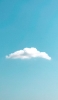 📱淡い水色の空と白い雲 Google Pixel 6a 壁紙・待ち受け