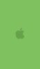 📱淡い緑色のアップルのロゴ Google Pixel 6a 壁紙・待ち受け