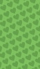 📱淡い緑色のハートのロゴ iPhone 14 Plus 壁紙・待ち受け
