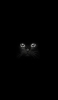 📱暗闇の中の黒猫 Google Pixel 6a 壁紙・待ち受け