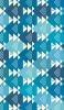 📱綺麗な青と緑の三角のパターン Google Pixel 7 Pro 壁紙・待ち受け