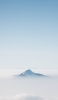 📱雲と雪山 澄んだ空 Google Pixel 7 Pro 壁紙・待ち受け