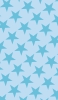 📱可愛い水色の星 ロゴ Xperia 5 IV 壁紙・待ち受け