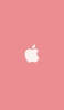📱可愛いパステルピンク アップルのロゴ Xperia 5 IV 壁紙・待ち受け
