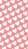 📱可愛いパステルピンク ハートのロゴ iPhone 14 Pro 壁紙・待ち受け