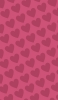 📱可愛いピンクのハート 2色 ロゴ iPhone 14 Pro 壁紙・待ち受け