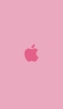📱可愛いピンクのApple ロゴ Google Pixel 6a 壁紙・待ち受け