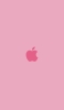 📱可愛いピンクのApple ロゴ iPhone 14 Plus 壁紙・待ち受け
