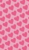 📱可愛いピンクのハート ロゴ Xperia 5 IV 壁紙・待ち受け