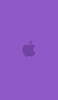 📱可愛い紫のアップル 2色 ロゴ Google Pixel 6a 壁紙・待ち受け