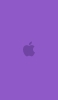 📱可愛い紫のアップル 2色 ロゴ iPhone 14 Pro 壁紙・待ち受け