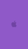 📱可愛い紫のアップル 2色 ロゴ iPhone 14 Plus 壁紙・待ち受け