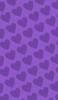 📱可愛い紫のハート 2色 ロゴ AQUOS wish2 壁紙・待ち受け