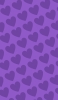 📱可愛い紫のハート 2色 ロゴ Xperia 5 IV 壁紙・待ち受け
