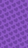 📱可愛い紫のハート 2色 ロゴ iPhone 14 Plus 壁紙・待ち受け