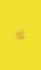 📱可愛い黄色のアップル 2色 ロゴ AQUOS wish2 壁紙・待ち受け