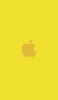 📱可愛い黄色のアップル 2色 ロゴ iPhone 14 Pro 壁紙・待ち受け