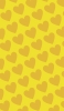 📱可愛い黄色のハート 2色 ロゴ Google Pixel 7 壁紙・待ち受け