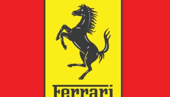 📱フェラーリ Ferrari シンボルマーク 馬 iPhone 14 壁紙・待ち受け