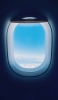 📱飛行機の窓から見る空 iPhone 14 Plus 壁紙・待ち受け