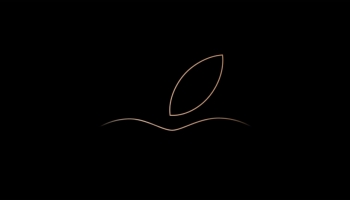 📱アップル 金色のロゴ ミニマル iPhone 14 Pro 壁紙・待ち受け