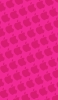 📱派手なピンク アップルのロゴ パターン AQUOS wish2 壁紙・待ち受け
