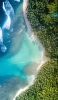 📱俯瞰視点 ハワイの海と森 Google Pixel 6a 壁紙・待ち受け