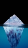 📱氷山 3Dアート iPhone 14 Plus 壁紙・待ち受け