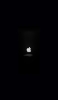 📱ミニマル 黒 白 アップルのロゴ iPhone 14 Pro Max 壁紙・待ち受け