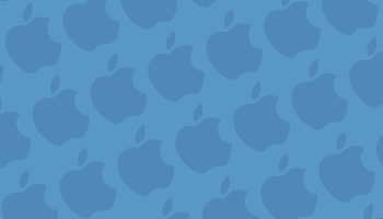 📱パステルカラー 青 アップルのロゴ パターン Redmi Note 11 Pro 5G 壁紙・待ち受け