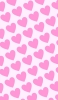 📱可愛い淡いピンク ハートのロゴ AQUOS wish2 壁紙・待ち受け