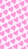 📱可愛い淡いピンク ハートのロゴ Galaxy A53 5G 壁紙・待ち受け
