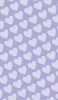 📱淡いパステルカラー 紫のハートのロゴ iPhone 14 Plus 壁紙・待ち受け